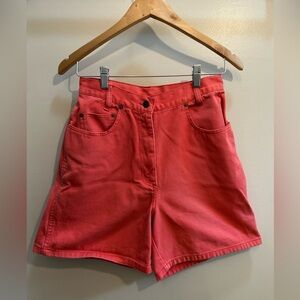 Red Rover Pink High Rise Mom Shorts 90’s Size 8